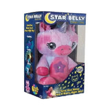 Peluche Luminoso Star Belly Proyector De Luz Unicornio Rosa