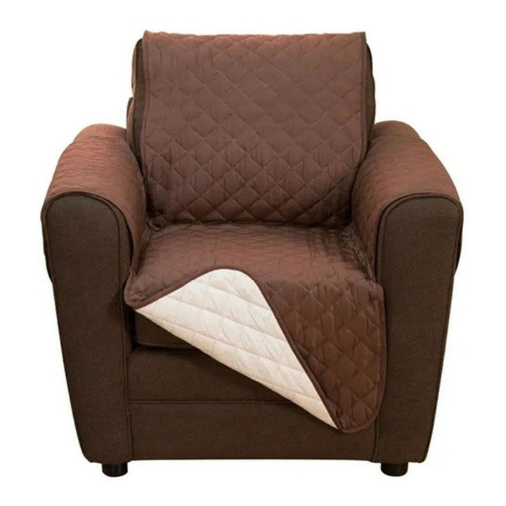 Protector Cubre Sofa 1 Puesto Forro Para Muebles Doble Faz