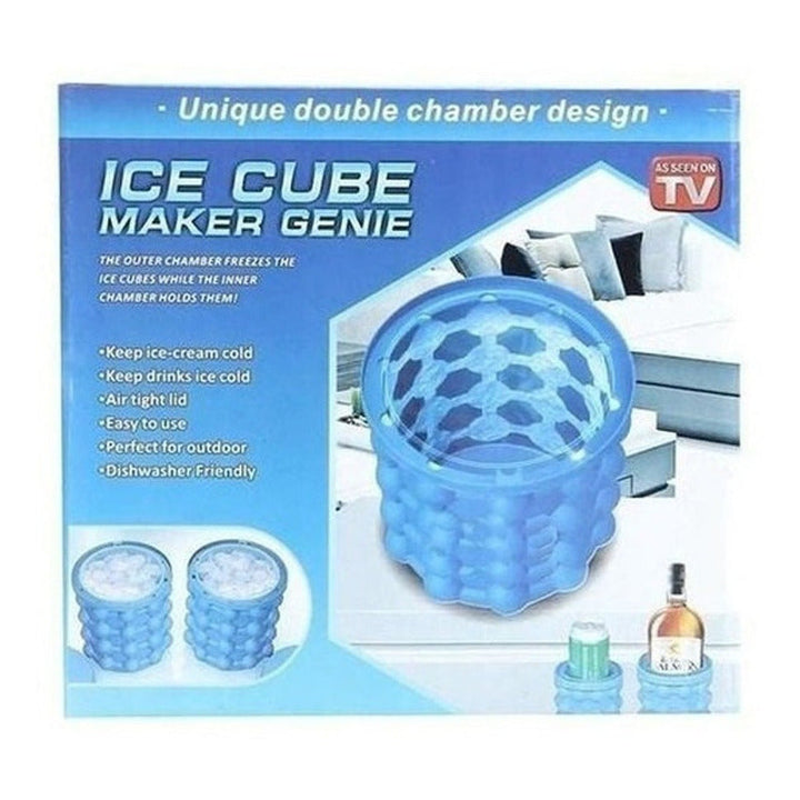 Ice Cube Maker Genie Fabricante De Cubos Hielo Mini Nevera