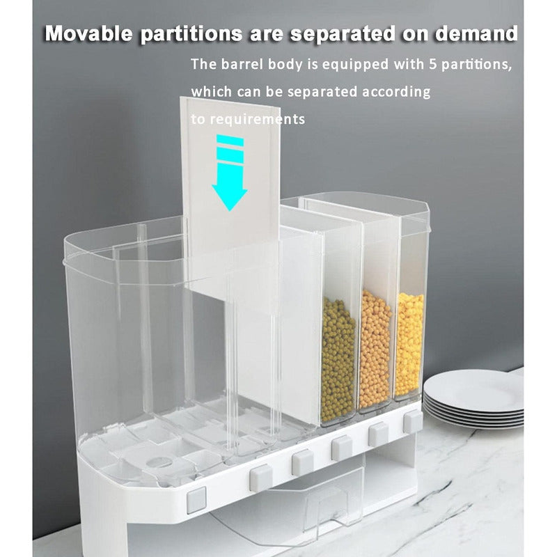 Dispensador Organizador De Granos Y Cereales Alta Calidad