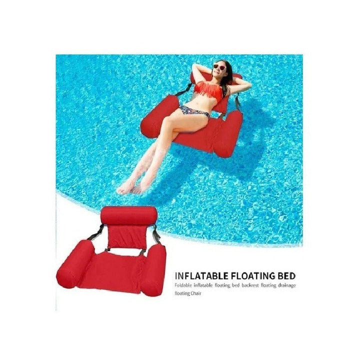 Flotador Inflable Para Piscina Adultos Forma Silla Plegable