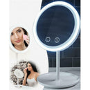 Espejo De Luz Led Con Lamparita De Noche Recargable