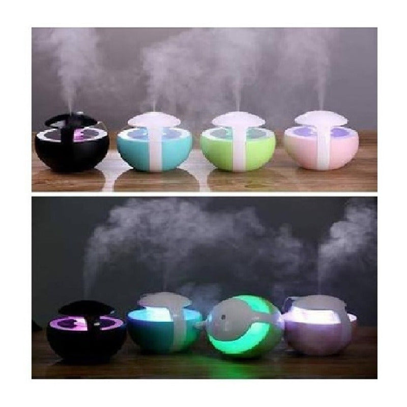 Humidificador Difusor Aroma Luz Led 450ml 1971 Redondo