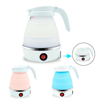 Calentador Eléctrico Plegable Portable Hervidor De Liquido Color Rosa Pálido 110v