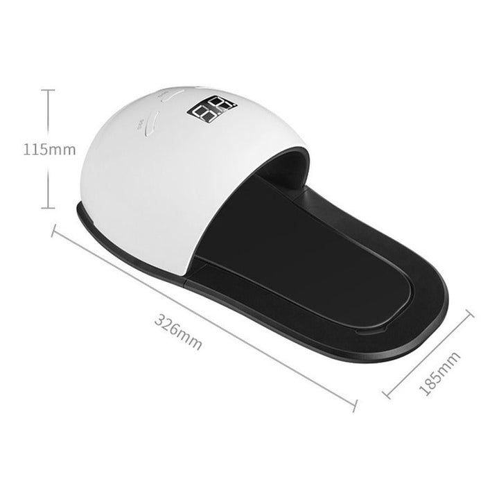 Lampara Led-uv Secado De Uñas Gel 2 En 1 48 Watts Pies