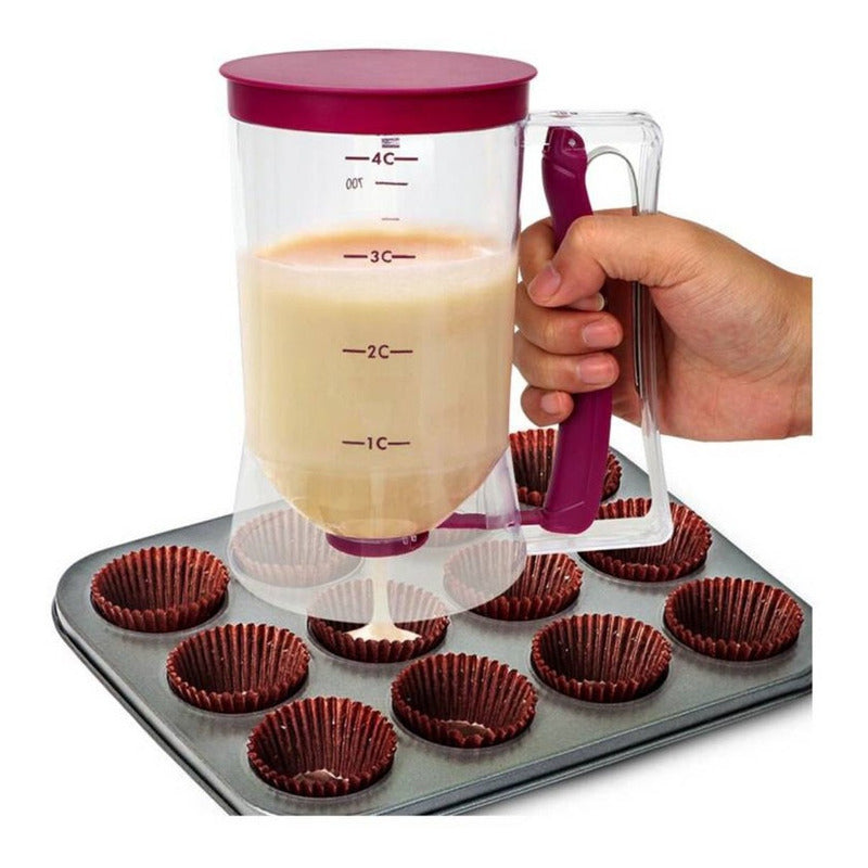 Dispensador Dosificador De Masa Para Panqueques, Wafles