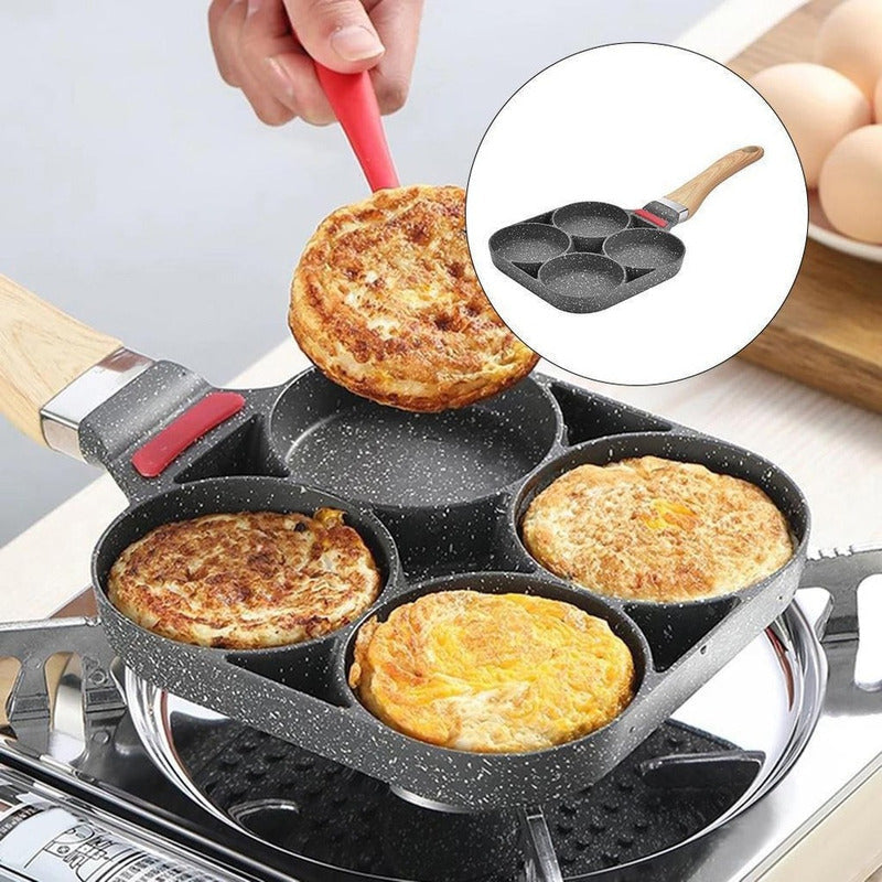 Sartén Antiadherente Sartén Para Huevos Sartén Para Panquequ Color 4 Hole