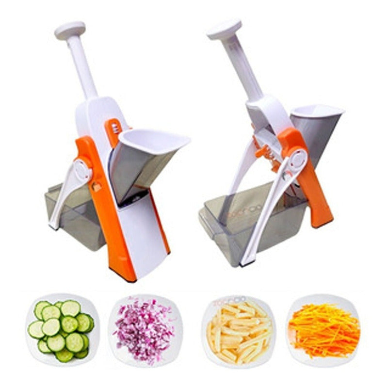 Rallador Cortador Verduras Frutas Multifuncional Ajustable