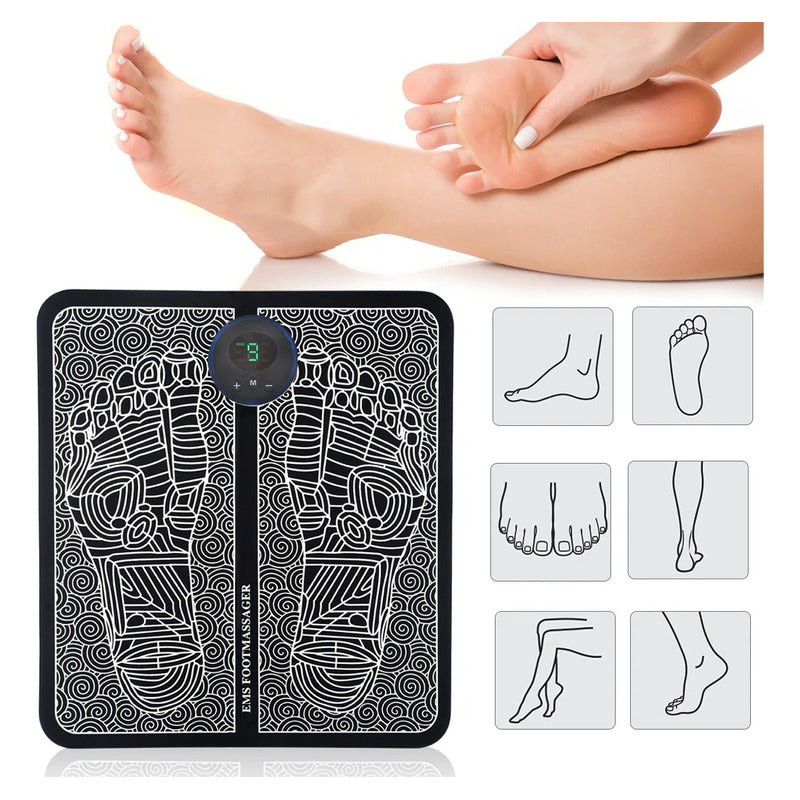 Masajeador Masaje Pies Electroestimulador Fitness Muscular Color Negro - 262323