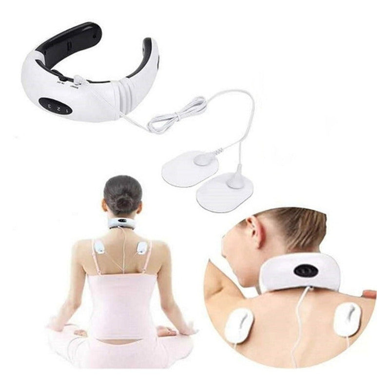 Masajeador Cuello Inalambrico Gimnasia Pasiva + 2 Electrodos