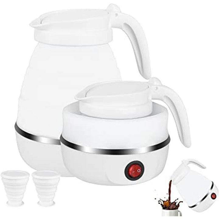 Hervidor D Agua Plegable Tetera Portátil Calentador 600blanc