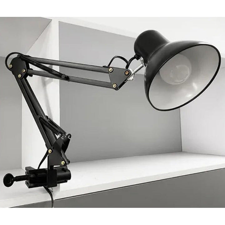Lampara De Mesa Escritorio Brazo Flexible Metalica Ajustable