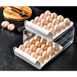 Canasta Porta Huevos Organizador X24 Con Tapa Cocina Nevera