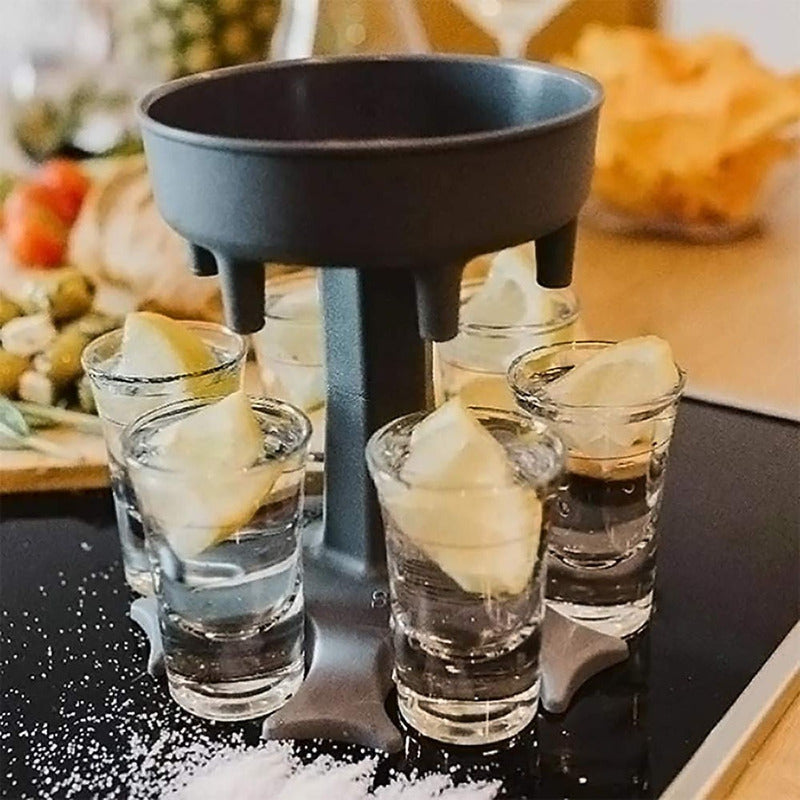 Dispensador De Tragos Shots + 6 Copitas Para Fiestas Bares