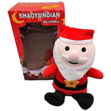 Peluche Muñeco Proyector De Luces Santa Navideño Musical