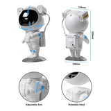 Proyector De Luces De Galaxia/nebulosa Diseño De Astronauta