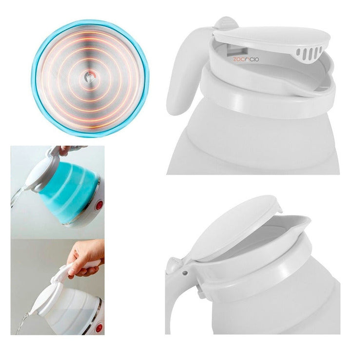 Calentador Eléctrico Plegable Portable Hervidor De Liquido Color Rosa Pálido 110v