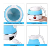 Hervidor D Agua Plegable Tetera Portátil Calentador 600 Azul