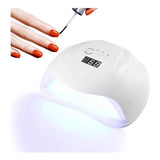 Lampara Led-uv De Uñas Gel Profesional Secado Rapido 72 Wats