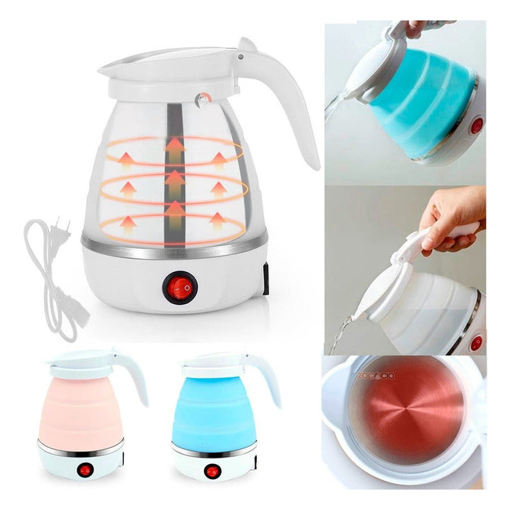 Calentador Eléctrico Plegable Portable Hervidor De Liquido Color Rosa Pálido 110v