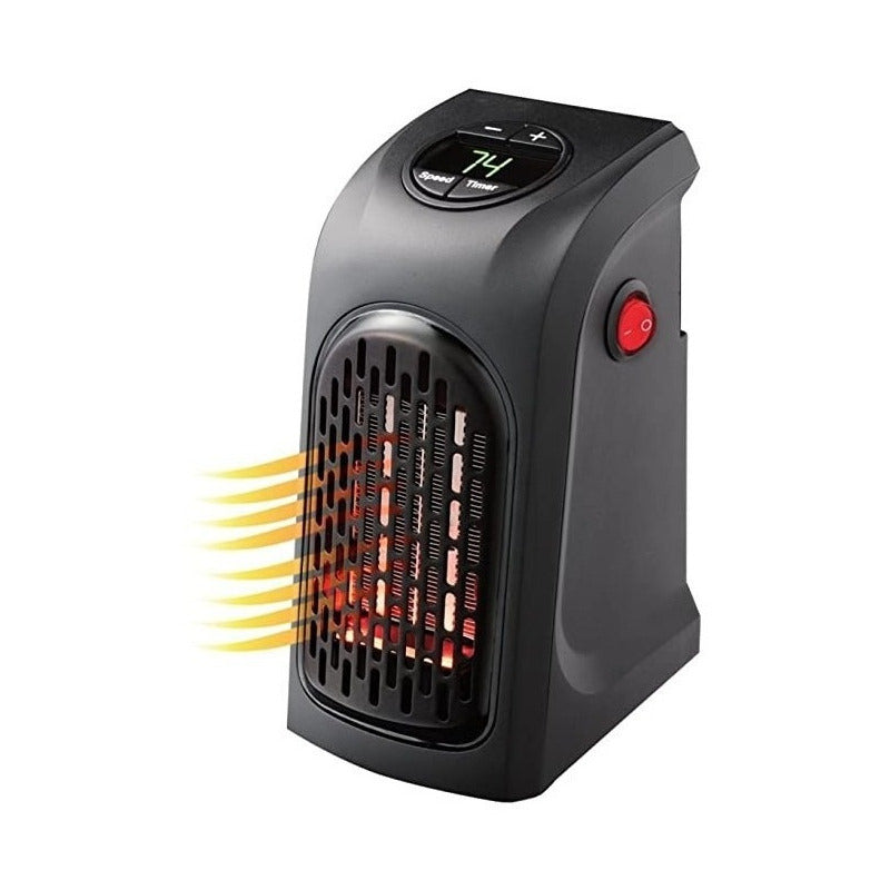 Calentador Calefaccion Calefactor De Ambiente Portátil ¡ Color Negro 110v