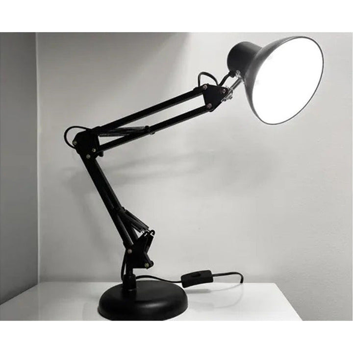 Lampara De Mesa Escritorio Brazo Flexible Metalica Ajustable