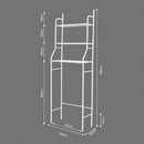 Organizador De Baño Estantería Mueble Ahorrador De Espacio 3 Color Blanco