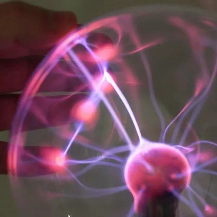 Esfera Bola De Plasma Lampara Rayos Interactiva Tacto Decora