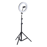 Diaz Home Dxltripled210 Aro De Luz 26 Cm Con Trípode Profesional 2 Metros De Altura Color De La Estructura Negro 220v