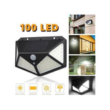 Luz Led Exteriores Recargable Energia Solar Sensor