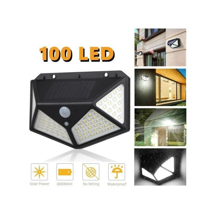 Luz Led Exteriores Recargable Energia Solar Sensor