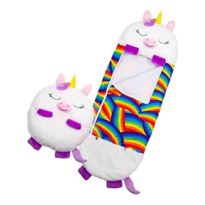 Sleeping Para Niños Bolsa Para Dormir Y Almohada Unicornio