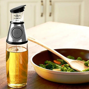 Botella Dispensador Para Aceite Y Vinagre De Vidrio