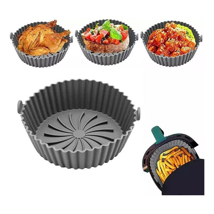 Canastilla Silicona Olla Freidora Air Fryer Reutilizable