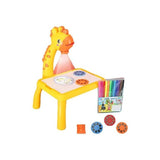 Mesa De Dibujo Para Niños Tablero Con Proyector Y Marcadores