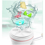 Lavadora Secadora Semiautomática Oem Cy-x1 Blanca 2kg Color Blanco