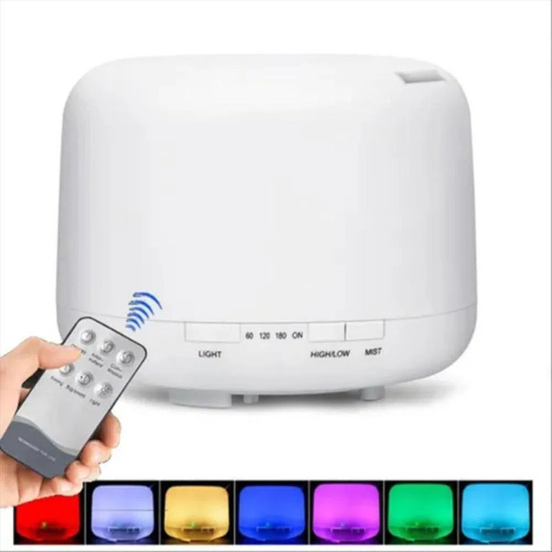 Humidificador Difusor Aromaterapia 8 Luces Led Ultrasonico
