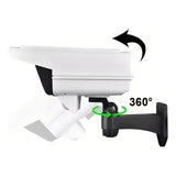 Lámpara Led Panel Solar Y Sensor De Movimiento Tipo Cámara