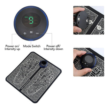 Masajeador Masaje Pies Electroestimulador Fitness Muscular Color Negro - 262323