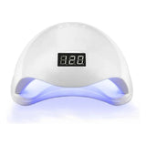 Secador Esmalte Gel Acrilica Uv Lampara 18led 36w Digital Color Blanco 110v/220v