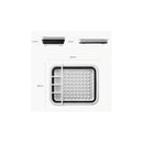 Secaplatos Escurridor De Platos Silicona Plegable Vajilla Color Gris