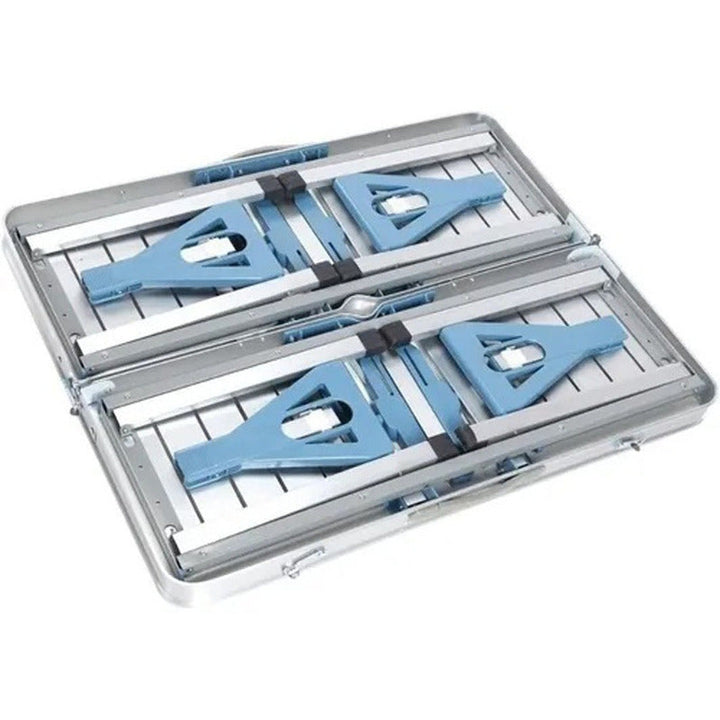 Mesa Plegable Portatil De Aluminio De Picnic Con 4 Asientos