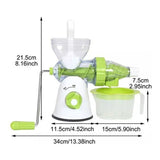 Extractor Jugo Manual Molino Alimentos Nutrición Saludable