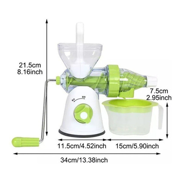 Extractor Jugo Manual Molino Alimentos Nutrición Saludable