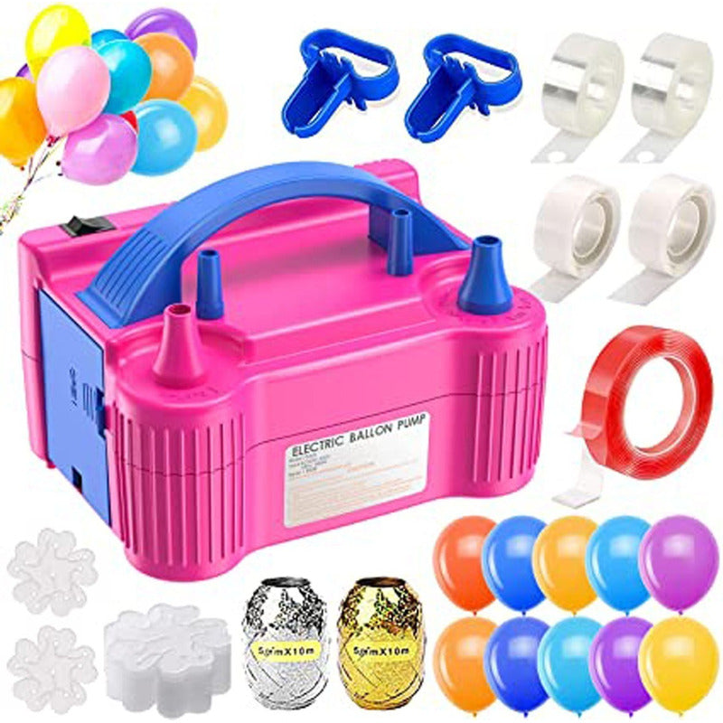 Inflador Eléctrico De Bombas Globos Inflar Decorar Fiestas