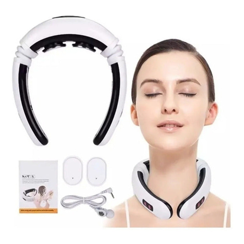Masajeador Cuello Inalambrico Gimnasia Pasiva + 2 Electrodos
