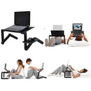 Mesa Portátil Para Computador Base Plegable Dos Ventiladores