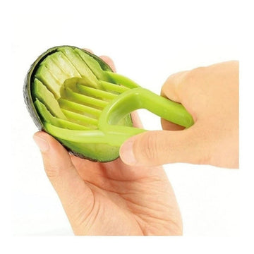 Cuchillo Revanador Cortador Aguacate 2 En 1 Tajadas Uniform
