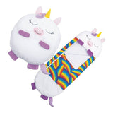 Sleeping Para Niños Bolsa Para Dormir Y Almohada Unicornio