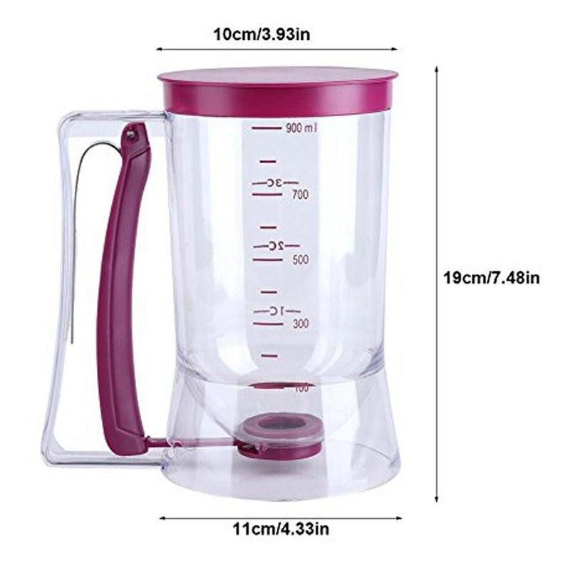 Dispensador Dosificador De Masa Para Panqueques, Wafles